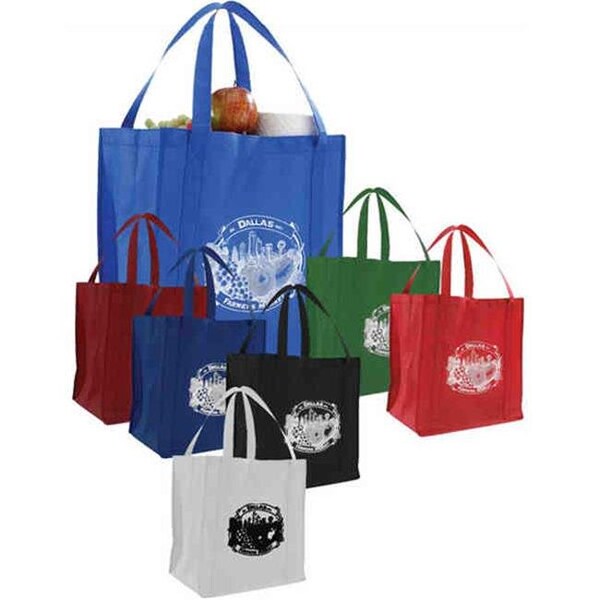 Superbagline QSB57 Green Grocery Bag - Pack of 50 QSB57 Green - main